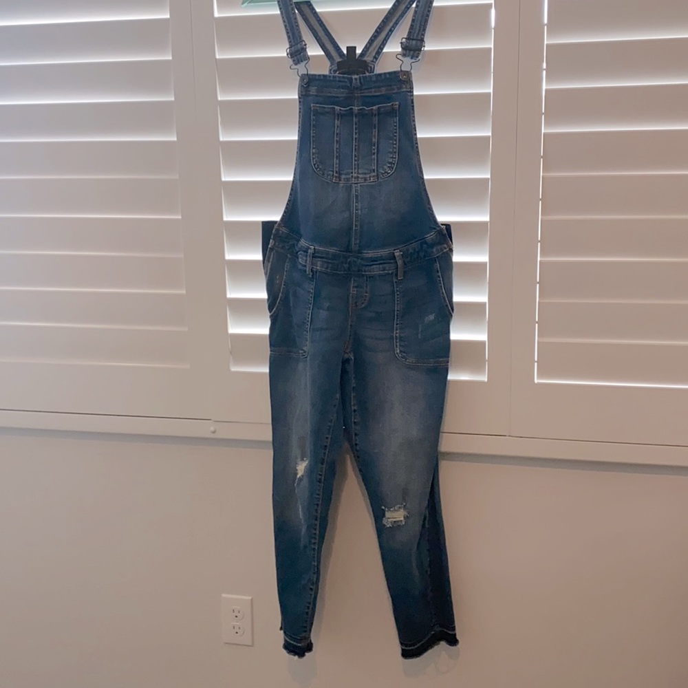 Motherhood maternity indigoblue overalls